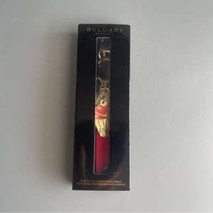 Bulgari Red and Gold Perfumeable Key & Card Holder Charm